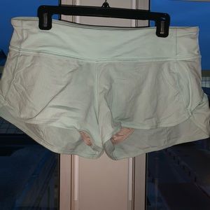 Light green Lululemon shorts